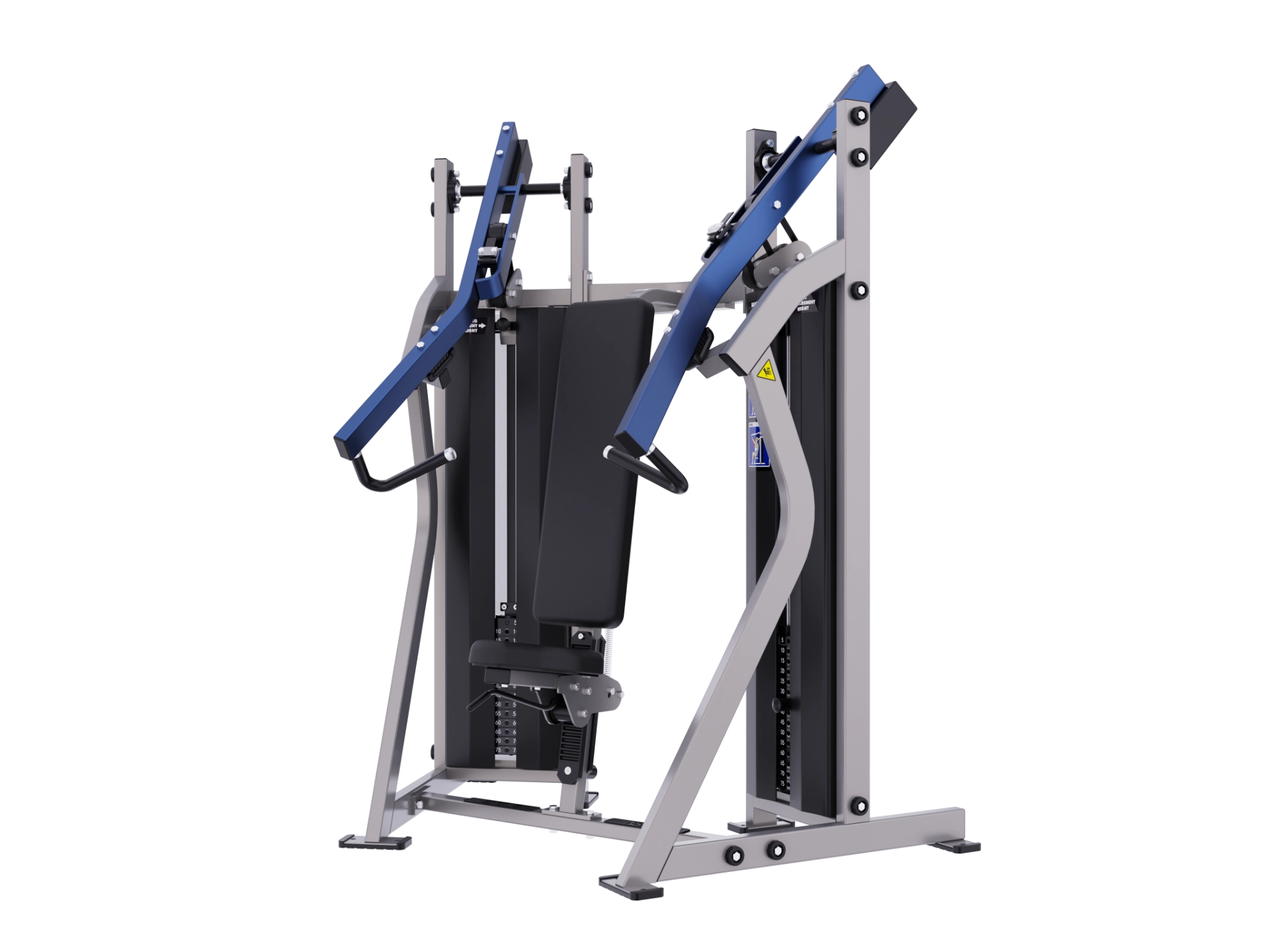 Hammer Force Pro Split-Move Incline Press Hammer Force Pro Split-Move Incline Press machine for commercial upper-body strength training