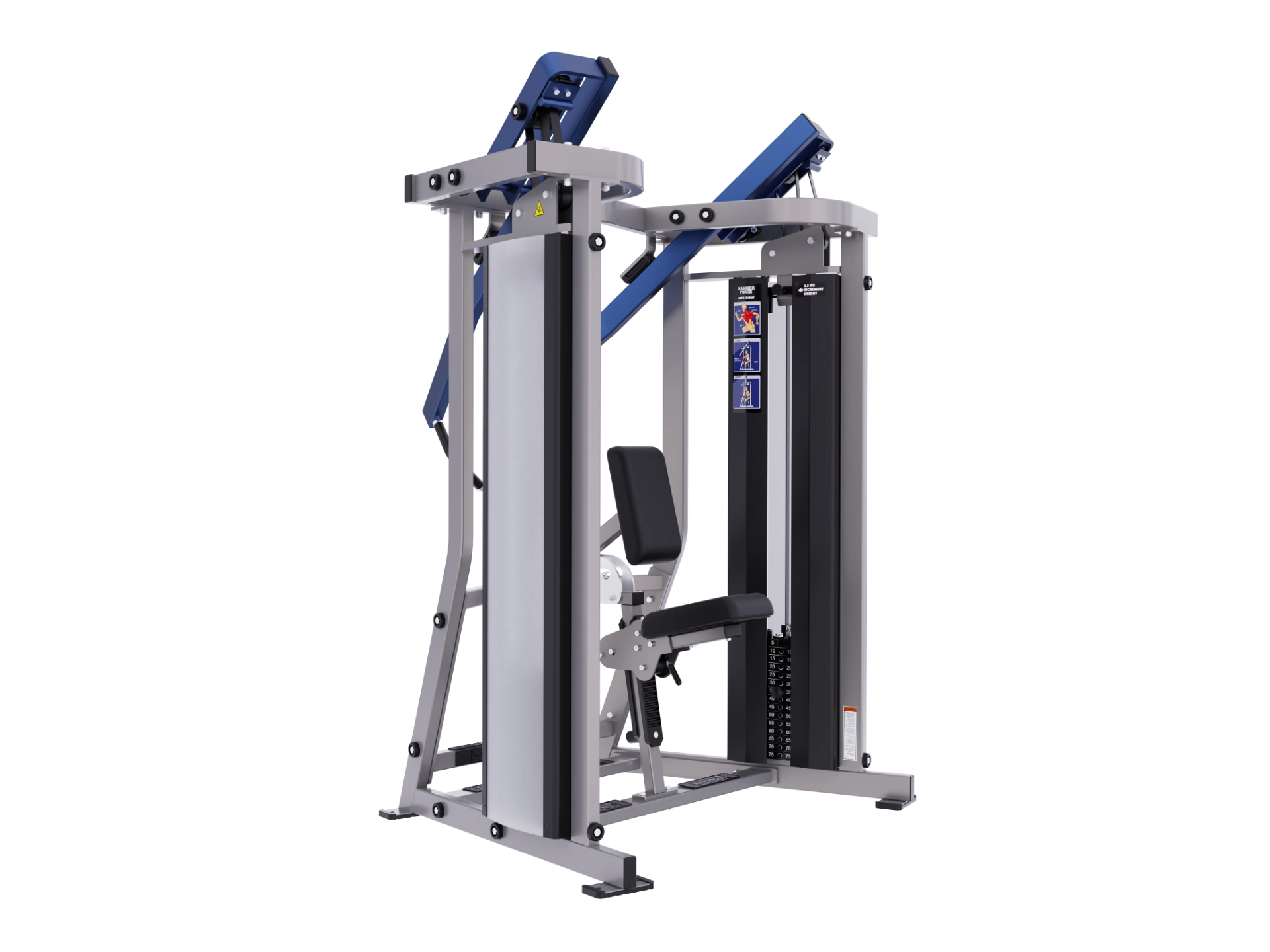Hammer Force Pro selectorised rowing machine with independent arm movement