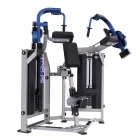 Independent dual-arm triceps extension movement on a Hammer Force Pro machine